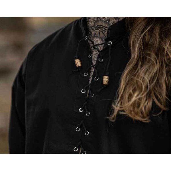 Dagwin Medieval Shirt - Black