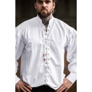 Dagwin Medieval Shirt - White