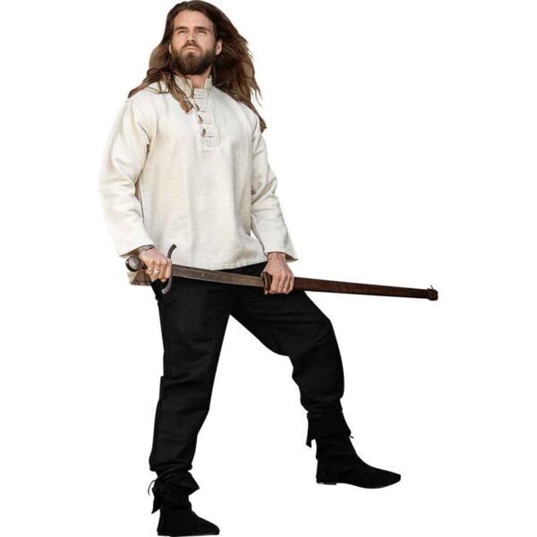 Anton Medieval Shirt - Natural