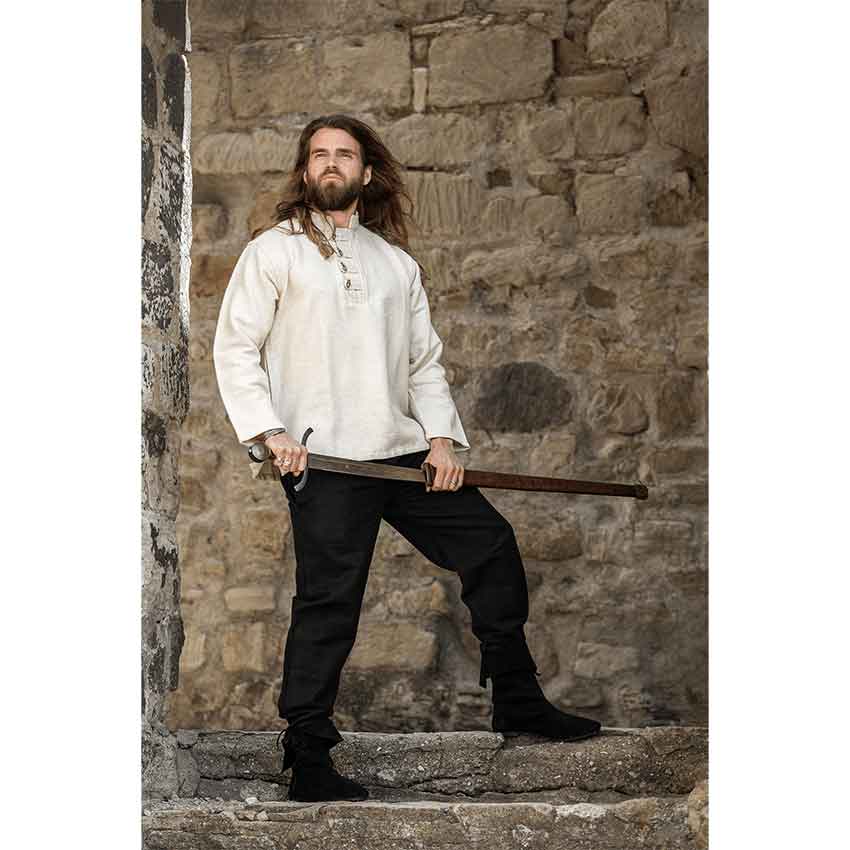 Anton Medieval Shirt - Natural