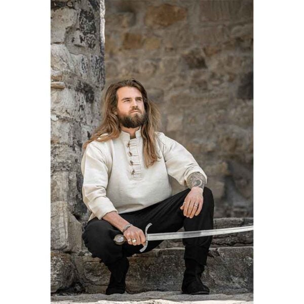 Anton Medieval Shirt - Natural