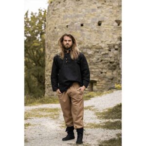 Anton Medieval Shirt - Black
