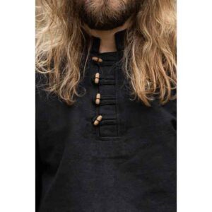 Anton Medieval Shirt - Black