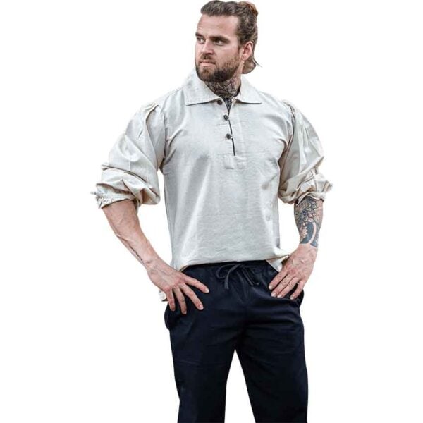 Ferdinand Medieval Shirt - Natural