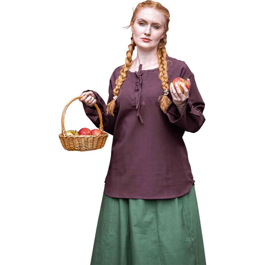 Tilda Medieval Blouse - Brown