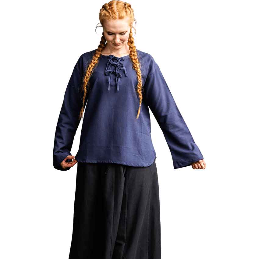 Tilda Medieval Blouse - Blue
