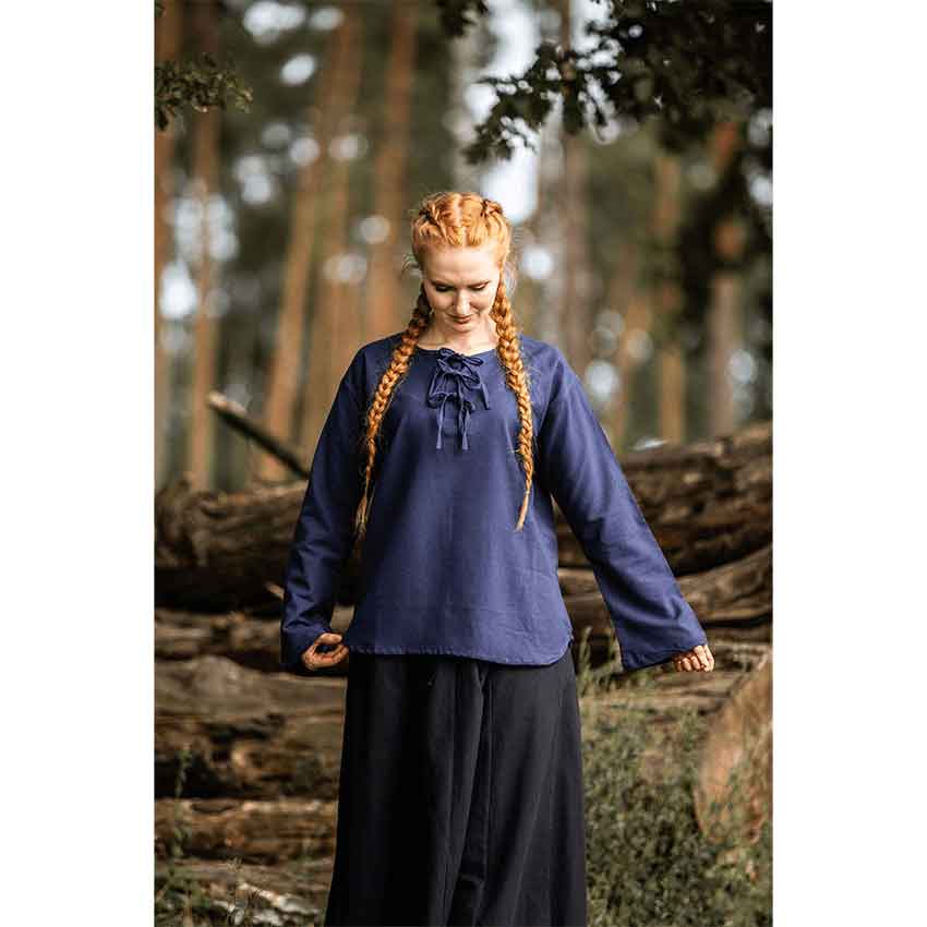 Tilda Medieval Blouse - Blue