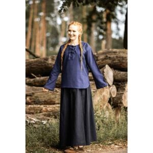 Tilda Medieval Blouse - Blue