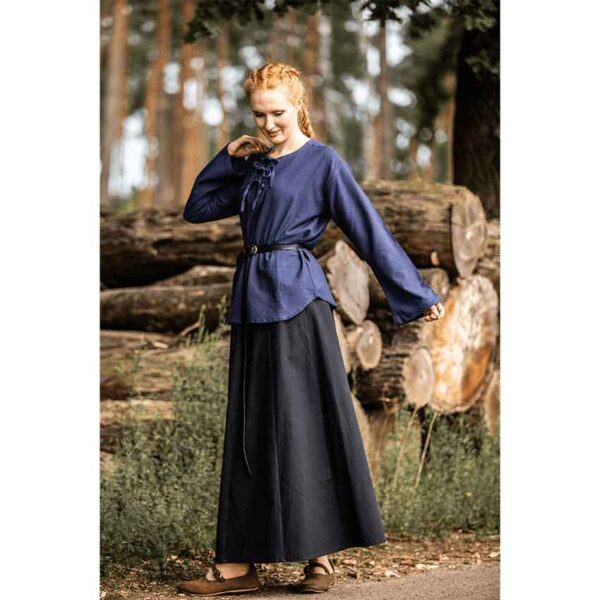 Tilda Medieval Blouse - Blue