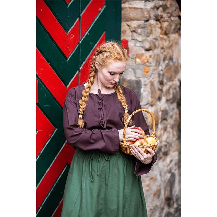 Tilda Medieval Blouse - Brown