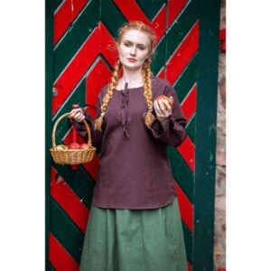 Tilda Medieval Blouse - Brown