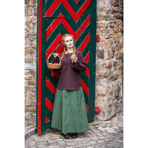 Tilda Medieval Blouse - Brown