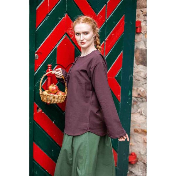 Tilda Medieval Blouse - Brown