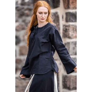 Tilda Medieval Blouse - Black