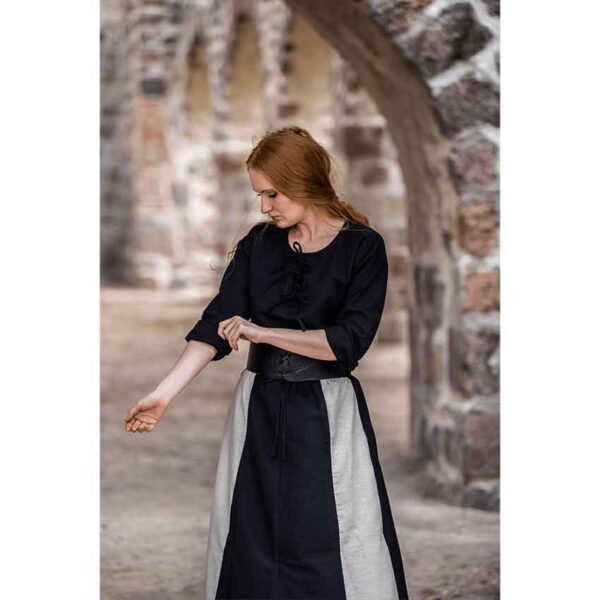 Tilda Medieval Blouse - Black