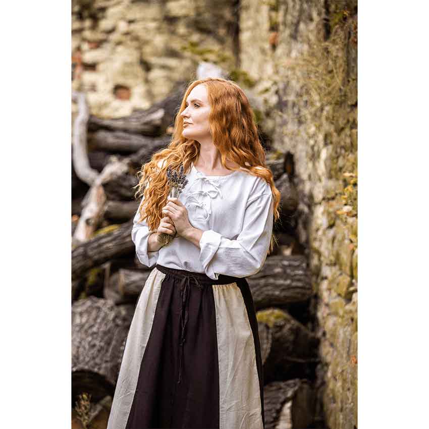 Tilda Medieval Blouse - White