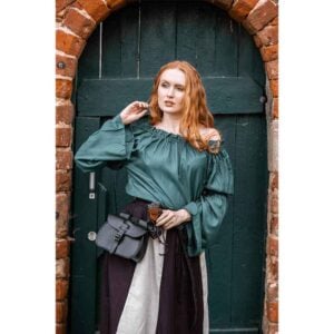 Emma Medieval Blouse - Green
