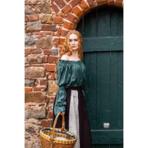 Emma Medieval Blouse - Green