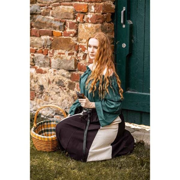 Emma Medieval Blouse - Green
