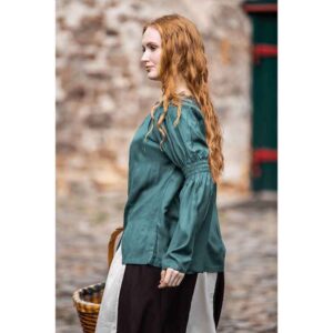 Emma Medieval Blouse - Green