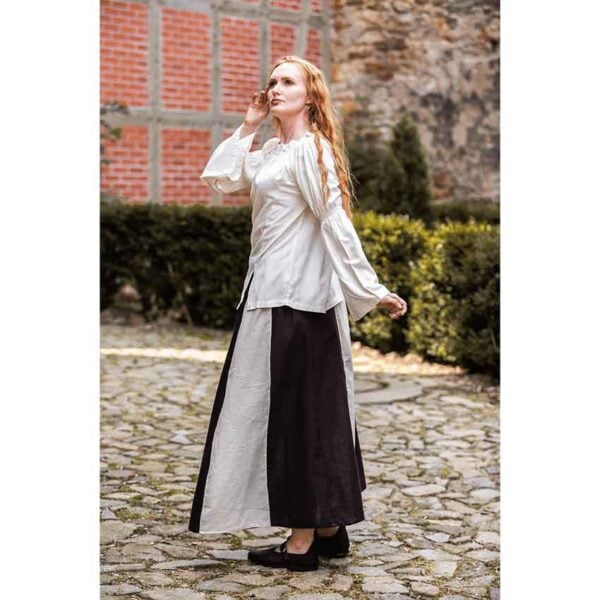 Emma Medieval Blouse - Natural
