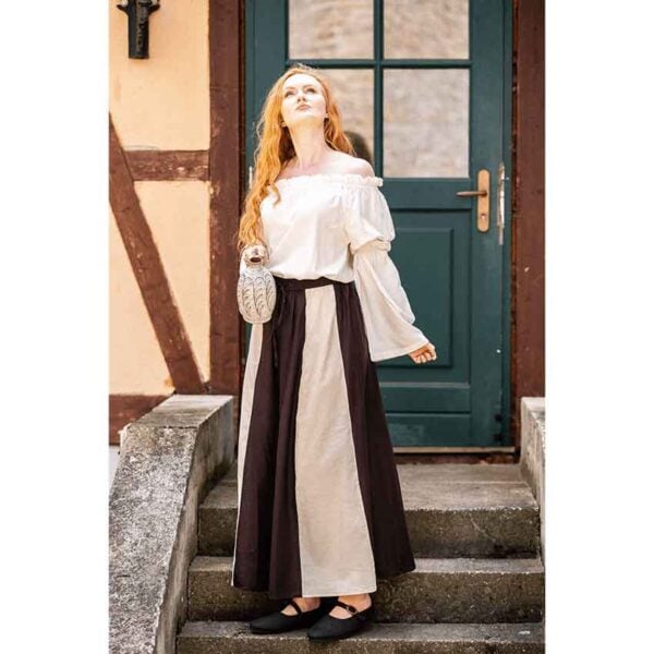 Emma Medieval Blouse - Natural