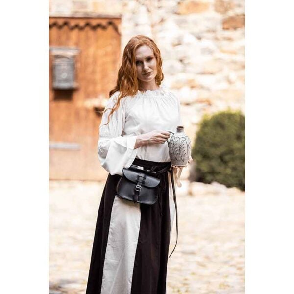 Emma Medieval Blouse - Natural