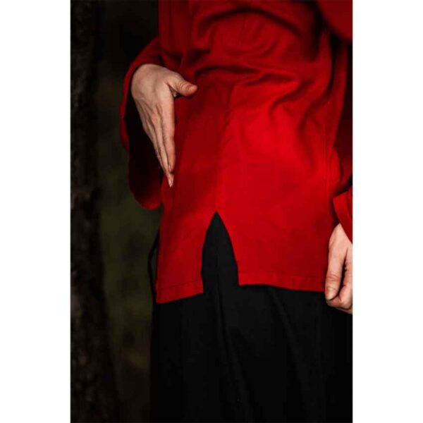 Emma Medieval Blouse - Red