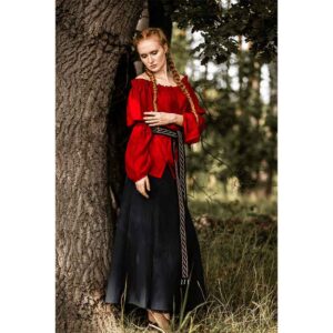 Emma Medieval Blouse - Red