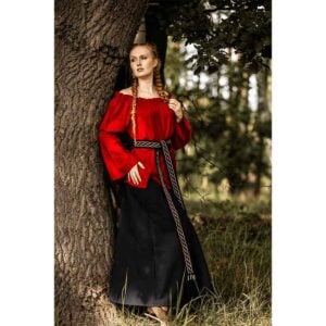 Emma Medieval Blouse - Red
