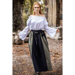 Emma Medieval Blouse - White