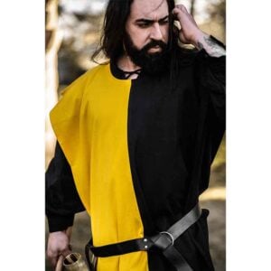 Frederick Two Color Tabard - Black and Yellow