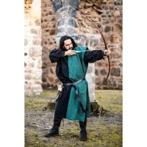 Frederick Two Color Tabard - Black and Green