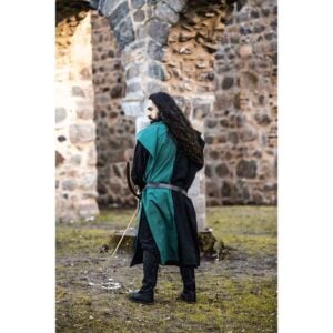 Frederick Two Color Tabard - Black and Green