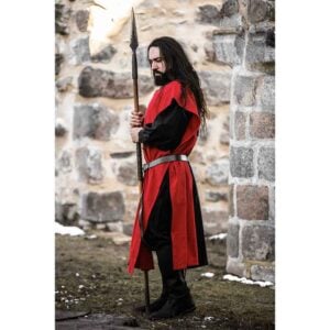 Frederick Two Color Tabard - Black and Red