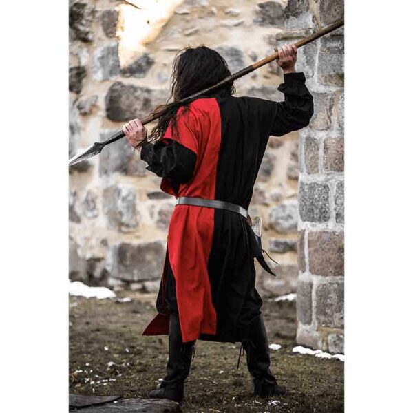 Frederick Two Color Tabard - Black and Red