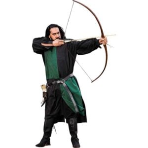 Frederick Quartered Tabard - Black and Green