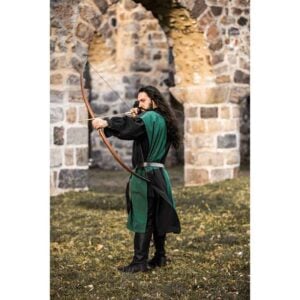 Frederick Quartered Tabard - Black and Green