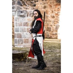 Frederick Quartered Tabard - White and Red