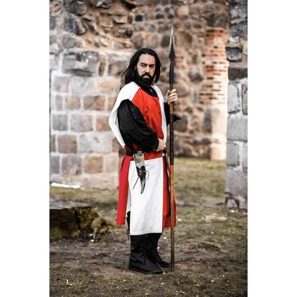 Frederick Quartered Tabard - White and Red