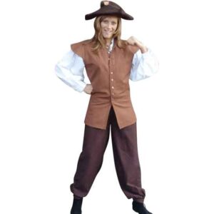 Gerold Medieval Trousers - Dark Brown