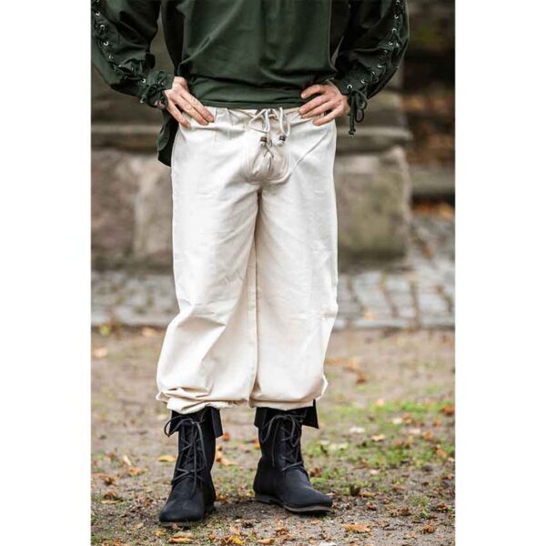Gerold Medieval Trousers - Natural