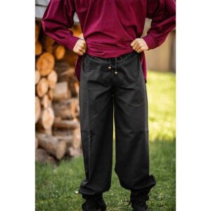 Gerold Medieval Trousers - Black