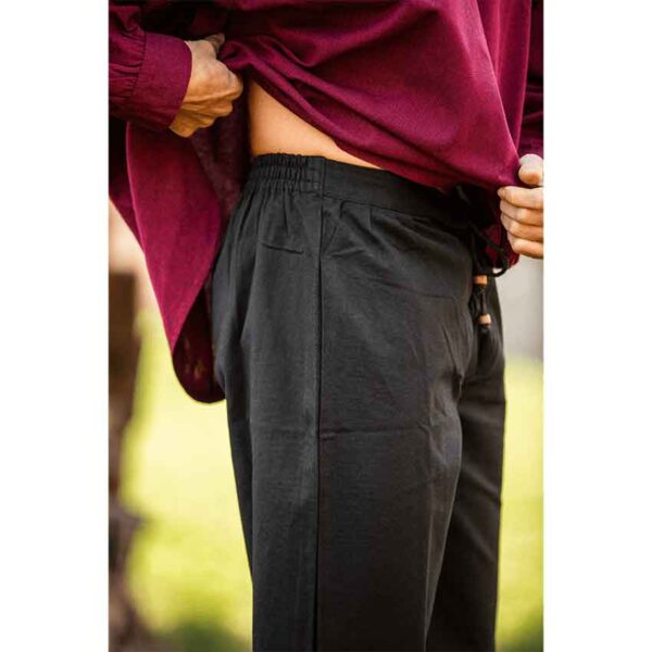 Gerold Medieval Trousers - Black
