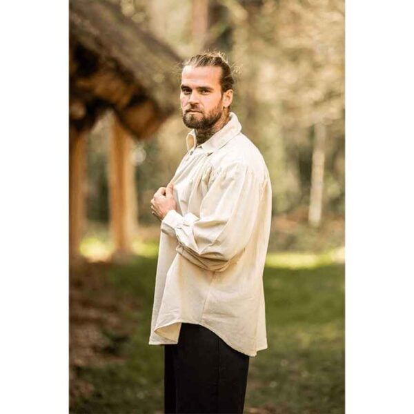 James Pirate Shirt - Natural