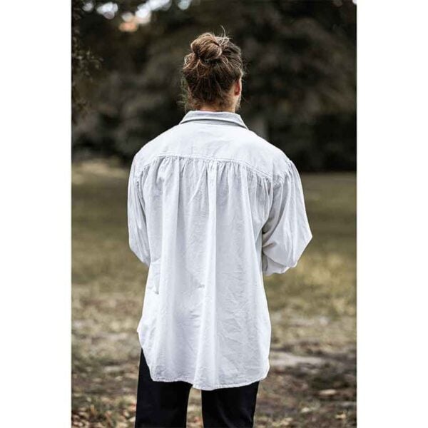James Pirate Shirt - White