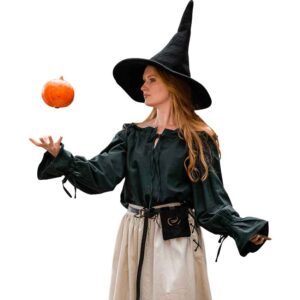 Morgan Medieval Blouse - Green