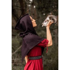 Halfdan Viking Hood - Brown