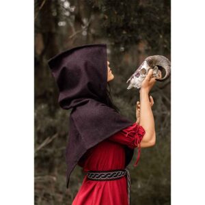 Halfdan Viking Hood - Brown