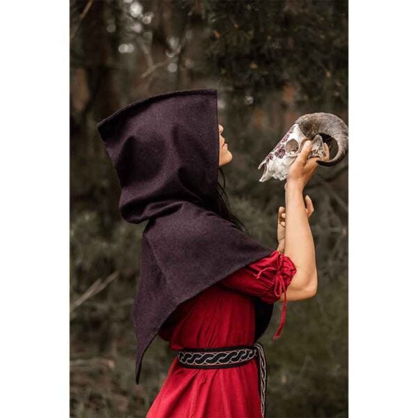 Halfdan Viking Hood - Brown